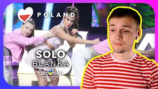 POLAND REALLY? "Solo" by Blanka | Reacting to POLAND's song at Eurovision 2023