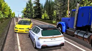 Car Overtaking Crashes Compilation 6/10/2021 - BeamNG.Drive