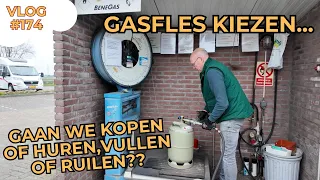 WAT MOETEN WE KIEZEN? Zoveel keuze in GASFLESSEN! | Camperplaats Houbenhof #174