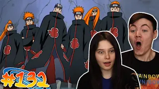 My Girlfriend REACTS to Naruto Shippuden EP 132  (Reaction/Review)