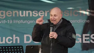 Roland Düringer Kundgebung 15.1.2022 Wien Gesundheit für Österreich