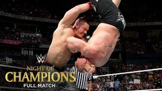 FULL MATCH - Brock Lesnar vs. John Cena - WWE World Heavyweight Title Match: Night of Champions