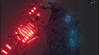 Godzilla vs Mecha Godzilla but its horrible