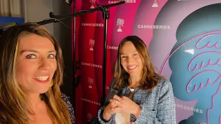 Avec Vanessa Demouy à Canneseries pour "Ici tout commence" sur TF1