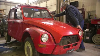 Restauro Dyane Atelier 2cv