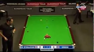 Ronnie O'Sullivan - Gerard Greene (Frame 4) Snooker Paul Hunter Classic 2013 - Final