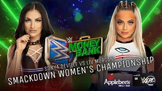 WWE 2K22 MONEY IN THE BANK SONYA DEVILLE VS LIV MORGAN - SMACKDOWN WOMEN’S CHAMPIONSHIP