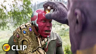 Thanos Kills Vision - Thanos Uses Time Stone | Avengers Infinity War (2018) IMAX Movie Clip HD 4K