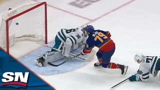 Blues' Colton Parayko Makes Incredible Diving Effort To Set Up Blais For Breakaway Goal