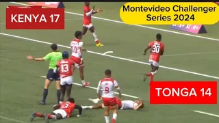 KENYA VS TONGA RUGBY 7S | MONTEVIDEO 7S CHALLENGER SERIES 2024 | HSBC RUGBY SVNS | KENYA 7S VS TONGA