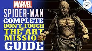 Marvel's Spider-Man Remastered - Don't touch the art mission walkthough - Solve statue puzzle