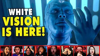 Reactors Reaction To The Wandavision Episode 8 Post Credit Scene Of White Vision | Mixed Reactions
