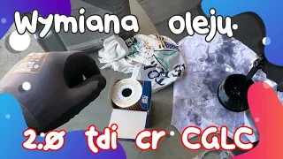 Audi A4 B8/A6 C7 2.0 tdi CGLC - Wymiana oleju w silniku/Engine oil change