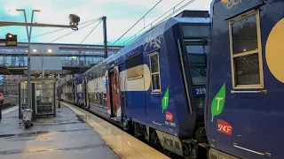 Départ d’un UM de Z20900 Transilien en gare de Versailles Chantiers