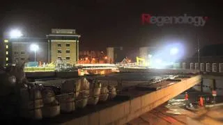Caversham Rail Bridge Replacement, Reading, December 2010 - Time-lapse Movie by Regenology Ltd.