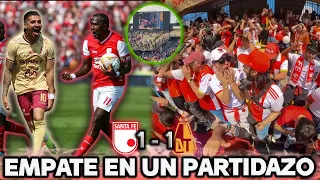 EMPATE EN PARTIDAZO DESDE LA TRIBUNA SANTA FE vs TOLIMA (1-1) Liga BetPlay 2024- 1 Fecha 12