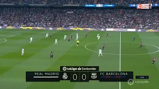 Real Madrid vs Barcelona 0–1 Full Match 1st Half 2/3/2019 HD - English Commentary