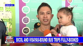 Bicol and Visayas-bound bust trips fully-booked