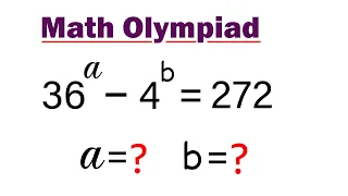 Math Olympiad | A Nice Exponential Problem | Solve for a & b