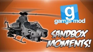GMod Sandbox! - GET TO THE CHOPPA!, Derpy Heli's, Mountain Missions & More! Funny Moments