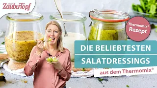 😍 😍 Schnell & einfach: DIE TOP 3 Salatdressings aus dem Thermomix® | Thermomix® Rezept