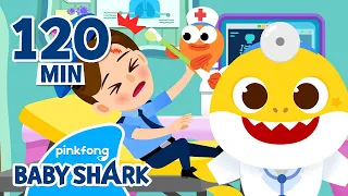 🤕OUCH! Police Officer has a Boo-Boo | Baby Shark Doctor | +Compilation | Baby Shark Official