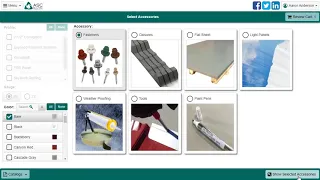 Metal Roofing ordering through E-Commerce. MyASCProfiles Video #6:   Accessories