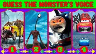 Guess Monster Voice Car Eater, Light Head, Spider Thomas, McQueen Eater Coffin Dance