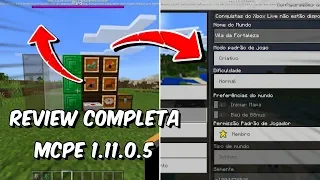 REVIEW COMPLETA DA NOVA ATUALIZAÇÃO DO MINECRAFT PE 1 11 0 5 BETA COM BUG DOS RAIDS CORRIGIDO!!