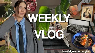 WEEKLY VLOG 🌸 // stawianie sobie granic / Tadzik vs Koko mma / śniadania i obiady na redu / grwm //