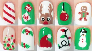 Christmas Nail Art 2021 | Cute & Easy Holiday Nail Design Compilation!