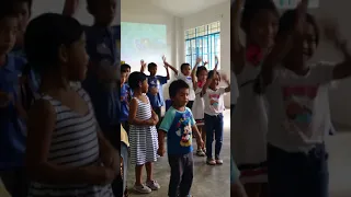 Kids presentation during Pastor's day.