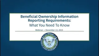 Beneficial Ownership Information Reporting Requirements: What You Need to Know