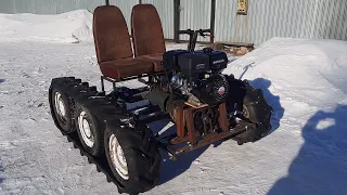 Variator for all-terrain vehicle. Snow. Вариатор для гусеничного вездехода. Снег.