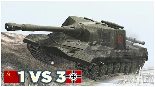 Object 268 vs Three German Super Heavy