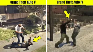 GTA IV VS GTA V (WHICH IS BEST?) | Side by Side Comparison #5 (THE BIG GTA COMPARISON)