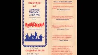 Beatlemania Show-Sunrise, Florida-Dec  28, 1980