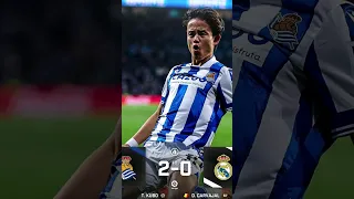 REAL SOCIEDAD VS. REAL MADRID  2 - 0