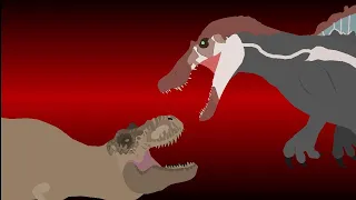 spinosaurus vs t-rex(jurassic battle)stick nodes pro = read the description