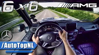 Mercedes G63 AMG 6x6 5.5 V8 BiTurbo POV Test Drive by AutoTopNL