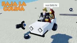 DRIVE CARS DOWN A HILL MOMENTOS DIVERTIDOS con @RoxiCakeGamer  (PARTE 2) (ROBLOX)