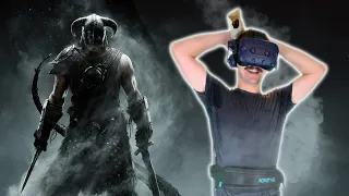 SKYRIM VR: My First Time In Skyrim VR On My Kat Walk C