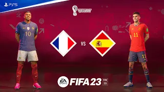 FIFA 23 - France vs Spain - Qatar 2022 Final | PS5™ [4K60fps]