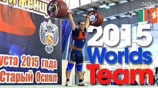 Russian Male Weightlifting Team 2015 World Weightlifting Championships Houston