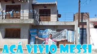 Visité LA CASA DONDE NACIÓ LIONEL MESSI y recorrí su barrio en Rosario 🇦🇷