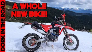 These Honda CRF450L Mods COMPLETELY TRANSFORMED My Bike (+ Winter Snow Riding)