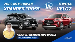 2023 Mitsubishi Xpander Cross vs Toyota Veloz | Philkotse Spec Check (w/ English subtitles)