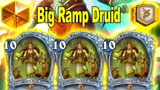 How OP IS Big Ramp Druid After NERFS In Standard Better Than You Think Titans Mini-Set | Hearthstone