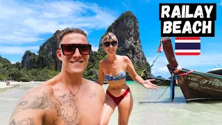 First Impressions of KRABI! Railay Beach, the Most STUNNING Place in THAILAND!