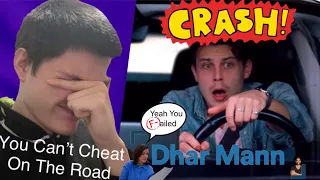 The DUMBEST CHEATER Ever!{​⁠​⁠@DharMann}{Guy Tries To CHEAT On DRIVING TEST}REACTION